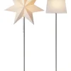STAR Trading Stehleuchten<3tlg. Set: Standleuchte "Combi-Pack Moa" in Weiß - (H)82 cm