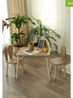 Scandinavia Concept Tische<2tlg. Set: Tisch & Stuhl "Bunny" in Eiche