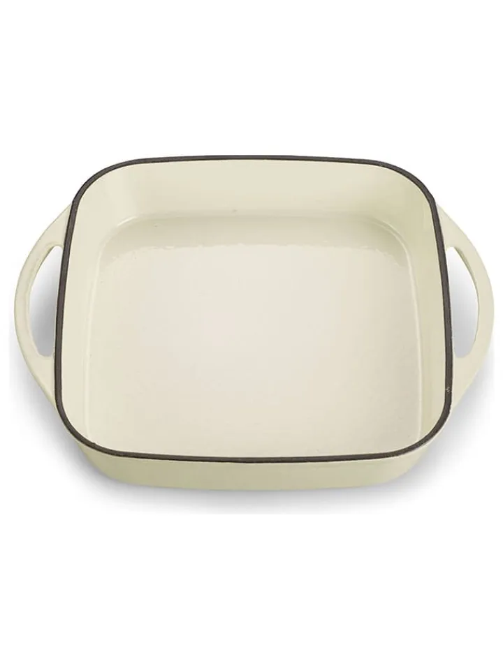 Echtwerk Kochgeschirr<2tlg. Set: Universalbräter in Creme - (L)31 x (B)25,5 cm