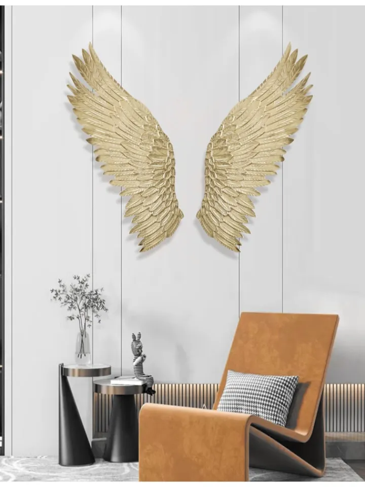 kobolo Wanddekoration<2tlg. Set Wandobjekt ANGELO24 in Gold