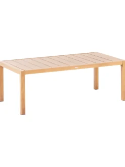 Beliani Sitzmöbel<4-tlg Sitzgruppe ONETA in Braun/Beige
