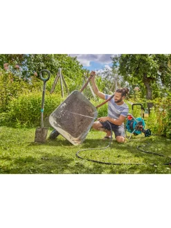 Gardena Gartendekoration<6tlg. Textilschlauch-Set "Liano" in Grau - (L)15 m