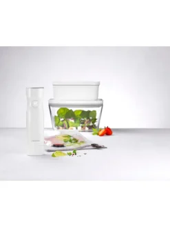 Zwilling Aufbewahren & Servieren<7tlg. Vakkumierset in Weiß/ Grau