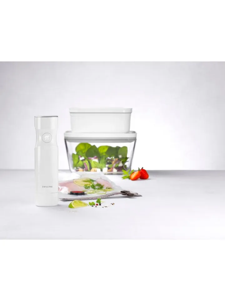 Zwilling Aufbewahren & Servieren<7tlg. Vakkumierset in Weiß/ Grau