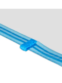 relaxdays Weitere Haushaltshelfer<8-tlg. Vakuumbeutel-Set in Transparent/ Blau
