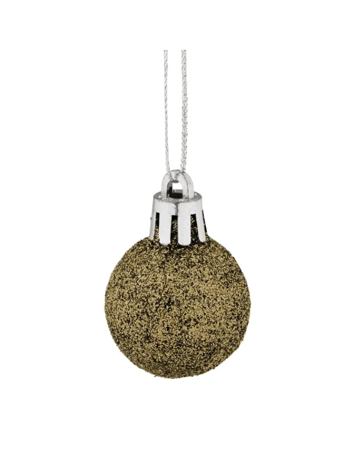 relaxdays Weihnachtsschmuck<96-tlg. Weihnachtskugeln Set in Gold