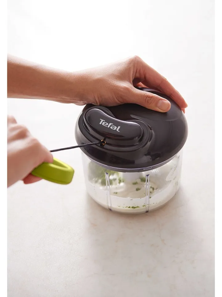 Tefal Küchenelektronik<5tlg. Zerkleinerer-Set "Ingenio Maxi-Kit" in Schwarz/ Grün - 900 ml