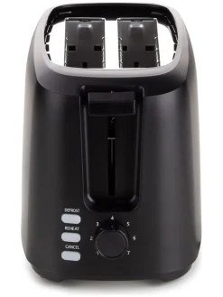 ROSMARINO Küchenelektronik<Toaster ''Vitalia'' in Schwarz - (B)23 x (H)17,5 x (T)14 cm