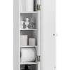 COSTWAY Badezimmermöbel<Toilettenpapier Schrank in Weiß