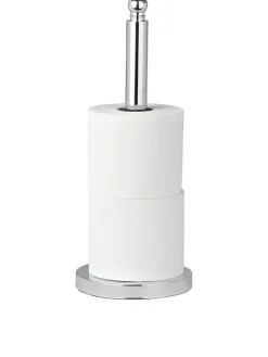Wenko Badaccessoires<Toilettenpapier-Ersatzrollenhalter "Viterbo" in Chrom - (H)34 cm