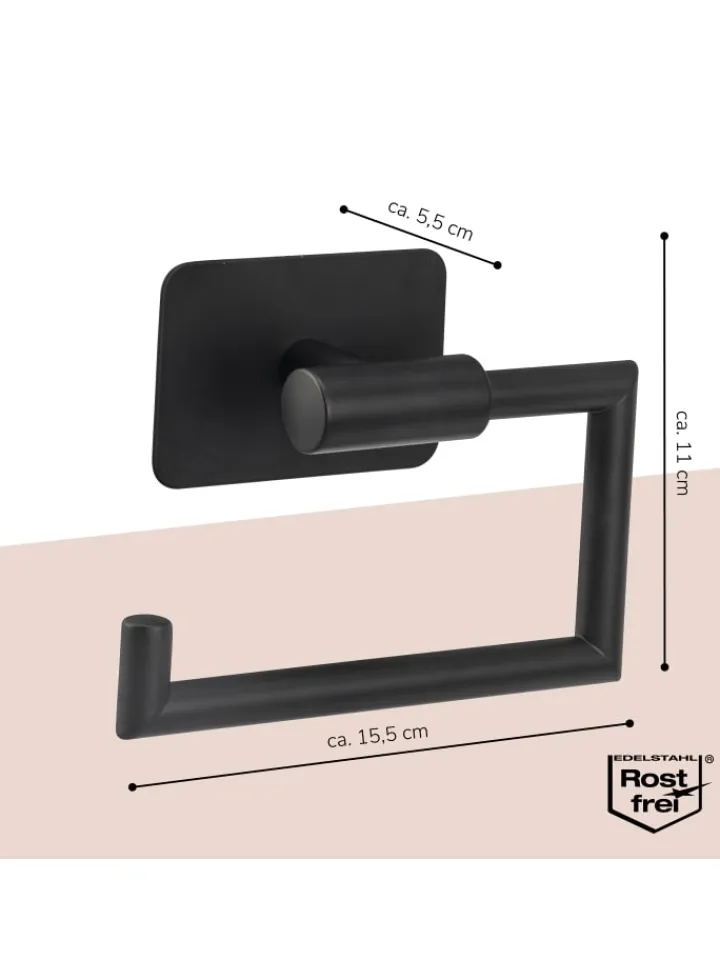 bremermann Badaccessoires<Toilettenpapierhalter ca. 15,5 x 11 x 5,5 cm (B/H/T)