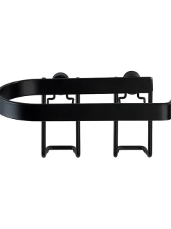Wenko Badaccessoires<Toilettenpapierhalter "Classic Plus" in Schwarz - (B)15 x (H)7,5 x (T)10 cm