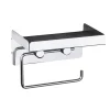 Wenko Badaccessoires<Toilettenpapierhalter in Silber - (B)16 x (H)12,5 x (T)11,5 cm