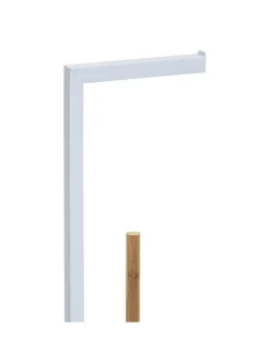 WellHome Badaccessoires<Toilettenpapierhalter in Weiß - (B)20 x (H)64,5 x (T)20 cm
