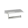 Maximex Badaccessoires<Toilettenpapierhalter in Silber - (B)18 x (H)7,5 x (T)9,5 cm