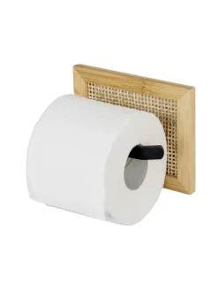 Wenko Badaccessoires<Toilettenpapierhalter in Hellbraun - (B)15 x (H)12 x (T)6,5 cm