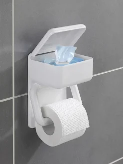Maximex Badaccessoires<Toilettenpapierhalter in Weiß - (B)16 x (H)20 x (T)11 cm