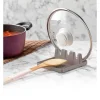 Violeta Home Koch- & Backutensilien<Topfdeckel-Halter in Grau - (B)17 x (H)5 x (T)13 cm