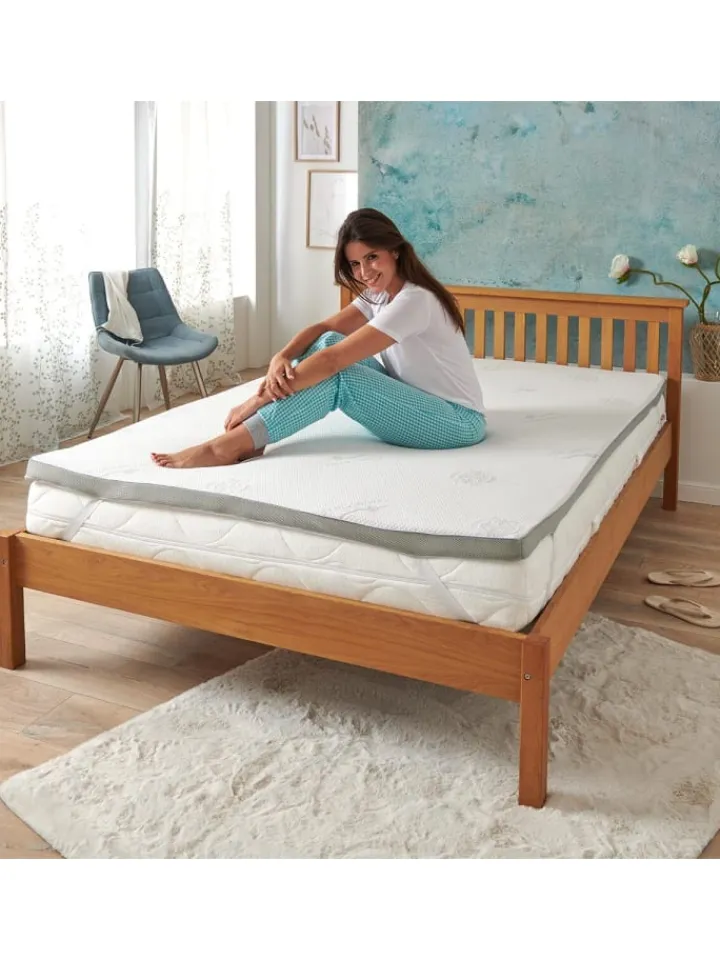 Traumschlaf Betten & Matratzen<Topper Gelschaum Premium in weiss