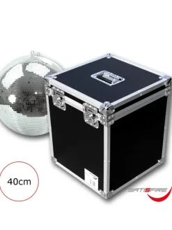 SATISFIRE Tv & Audio<Transportkoffer für 40cm Discokugel in schwarz