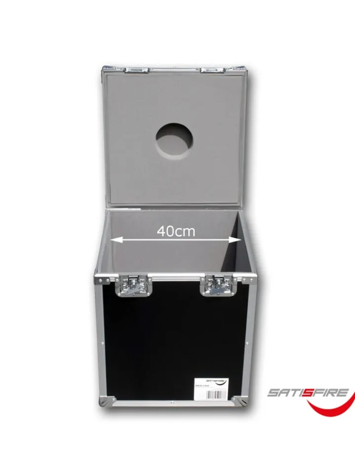 SATISFIRE Tv & Audio<Transportkoffer für 40cm Discokugel in schwarz
