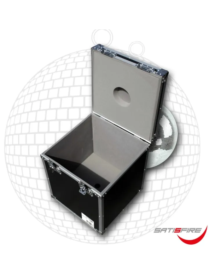 SATISFIRE Tv & Audio<Transportkoffer für 40cm Discokugel in schwarz