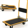 COSTWAY Einkaufstaschen & -Trolleys<Transportwagen Klappbar bis zu 150 kg in Orange