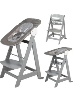 roba Babymöbel<Treppenhochstuhl 'Born Up' Set 2in1 - 'Miffy' - mit Liegefunktion - Taupe