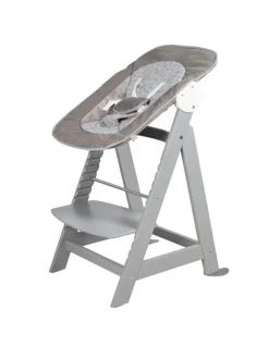 roba Babymöbel<Treppenhochstuhl 'Born Up' Set 2in1 - 'Miffy' - mit Liegefunktion - Taupe