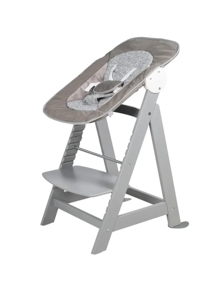 roba Babymöbel<Treppenhochstuhl 'Born Up' Set 2in1 - 'Miffy' - mit Liegefunktion - Taupe