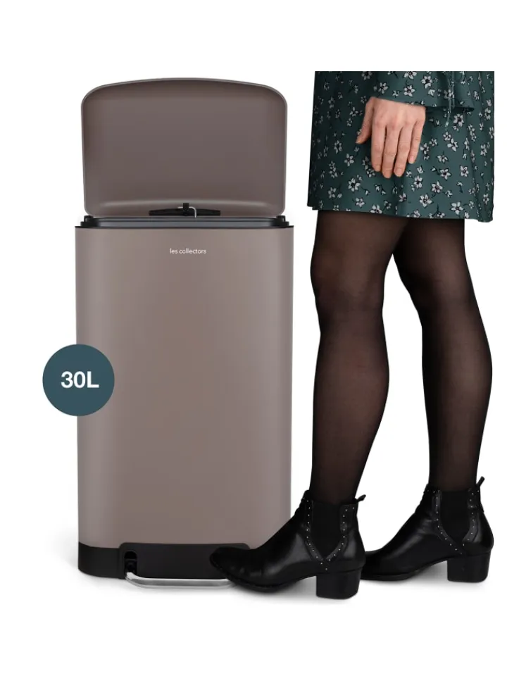Les collectors Mülleimer<Tret-Mülleimer N°719 in Taupe