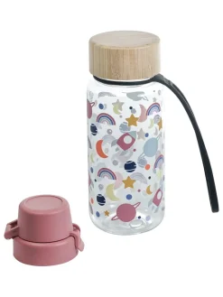 Kindsgut Aufbewahren & Servieren<Trinkflasche "Weltraum" in Rosa - 400 ml