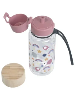 Kindsgut Aufbewahren & Servieren<Trinkflasche "Weltraum" in Rosa - 400 ml