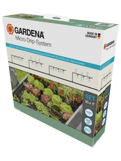 Gardena Gartendekoration<Tropfbewässerungssystem "Micro-Drip" in Schwarz