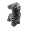 relaxdays Tür- & Zugluftstopper<Türstopper "Alpaka" in Grau - (B)12 x (H)28 x (T)27 cm