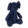 relaxdays Tür- & Zugluftstopper<Türstopper "Elefant" in Dunkelblau