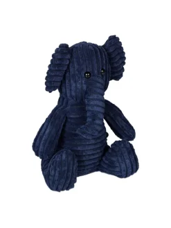 relaxdays Tür- & Zugluftstopper<Türstopper "Elefant" in Dunkelblau