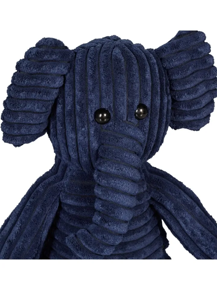 relaxdays Tür- & Zugluftstopper<Türstopper "Elefant" in Dunkelblau