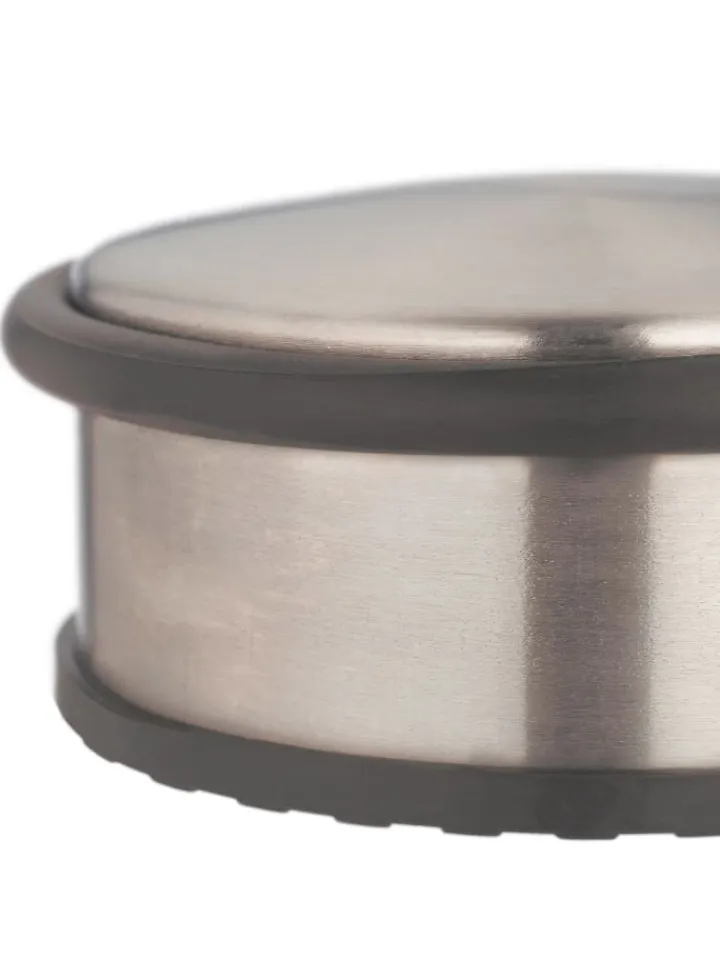 relaxdays Tür- & Zugluftstopper<Türstopper in Bronze/ Schwarz - (H)4 x Ø 10 cm