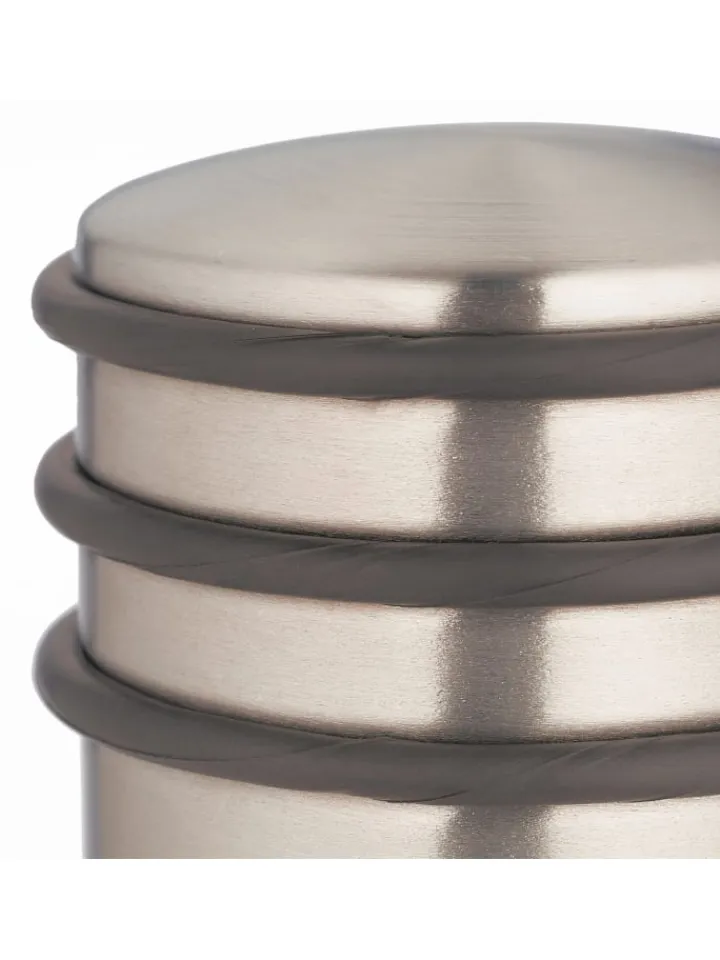 relaxdays Tür- & Zugluftstopper<Türstopper in Bronze/ Schwarz - (H)7,5 x Ø 7 cm