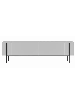 Evila Regale & Schränke<TV-Regal ''Herman'' in Weiß - (B)160 x (H)45,6 x (T)31,4 cm