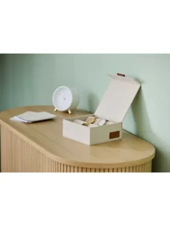 STORE IT Kisten & Körbe<Uhrenbox ''Premium'' in Creme - (B)16,5 x (H)7 x (T)16,5 cm