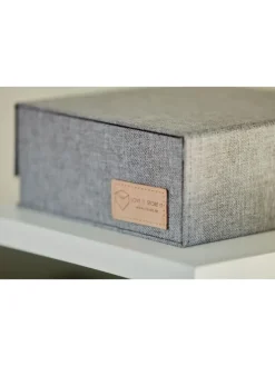 STORE IT Kisten & Körbe<Uhrenbox ''Premium'' in Grau - (B)16,5 x (H)7 x (T)16,5 cm