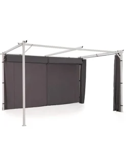 Inkazen Gartenmöbel<Universalvorhang für Pergola in Grau - (L)215 x (B)290 cm
