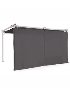 Inkazen Gartenmöbel<Universalvorhang für Pergola in Grau - (L)215 x (B)290 cm