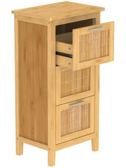 Schütte Badmöbel|Badezimmermöbel<Unterschrank in Hellbraun - (B)42 x (H)82 x (T)30 cm