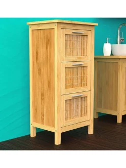 Schütte Badmöbel|Badezimmermöbel<Unterschrank in Hellbraun - (B)42 x (H)82 x (T)30 cm
