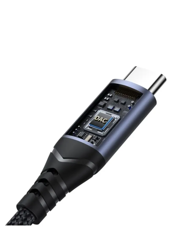 Wisam® Tablets, Konsolen & Elektronisches Spielzeug<USB-C DAC-Adapter auf 3,5-mm-Miniklinke Schwarz