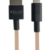 Design Letters Technikzubehör<USBC-Lightning-Kabel in Beige - (L)185 cm