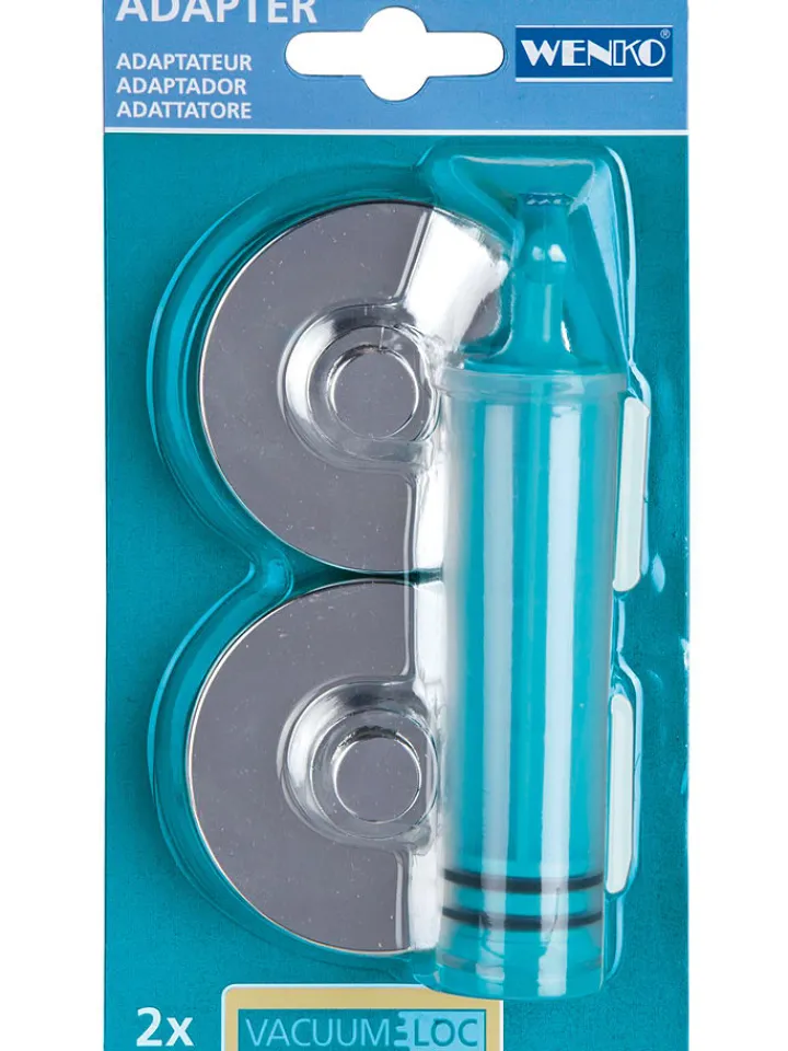 Wenko Weitere Haushaltshelfer<Vacuum-Loc-Adapter in Blau - (L)6 cm
